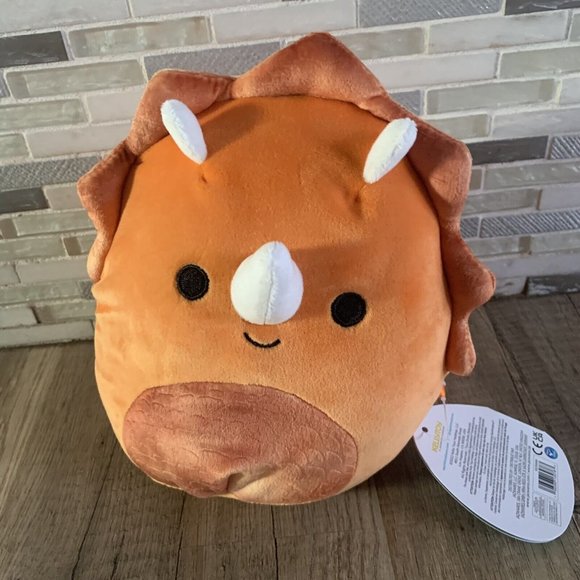 Squishmallows Toys Squishmallow 75 Lyan Triceratops Orange
